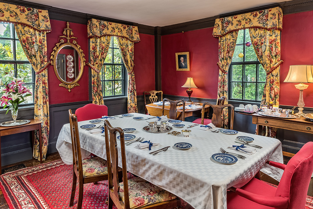 Samuel Durfee House dining room | Newport Inns of Rhode Island